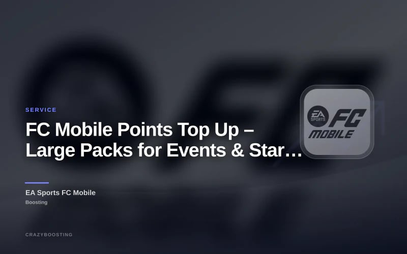 FC Mobile Points Top Up – Large Packs for Events & Star Pass