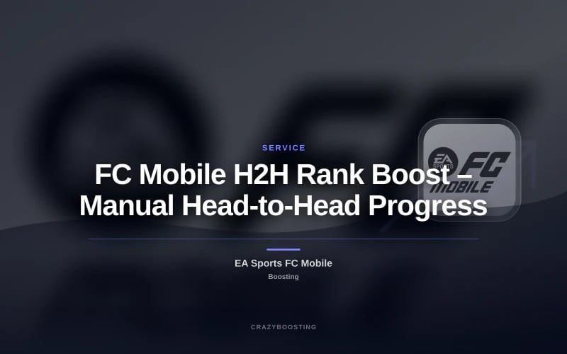 FC Mobile H2H Rank Boost – Manual Head-to-Head Progress