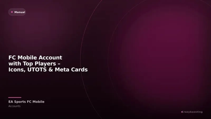 FC Mobile Account with Top Players – Icons, UTOTS & Meta Cards