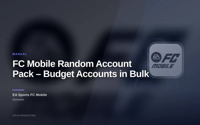 FC Mobile Random Account Pack – Budget Accounts in Bulk
