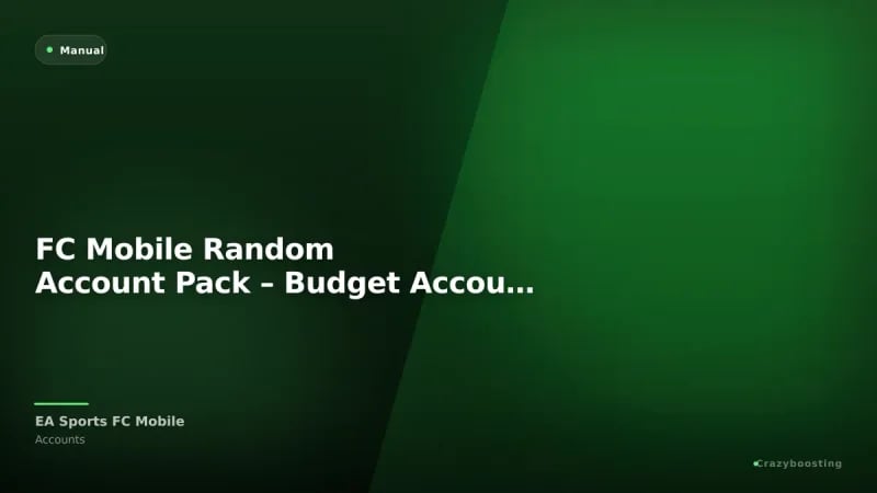 FC Mobile Random Account Pack – Budget Accounts in Bulk