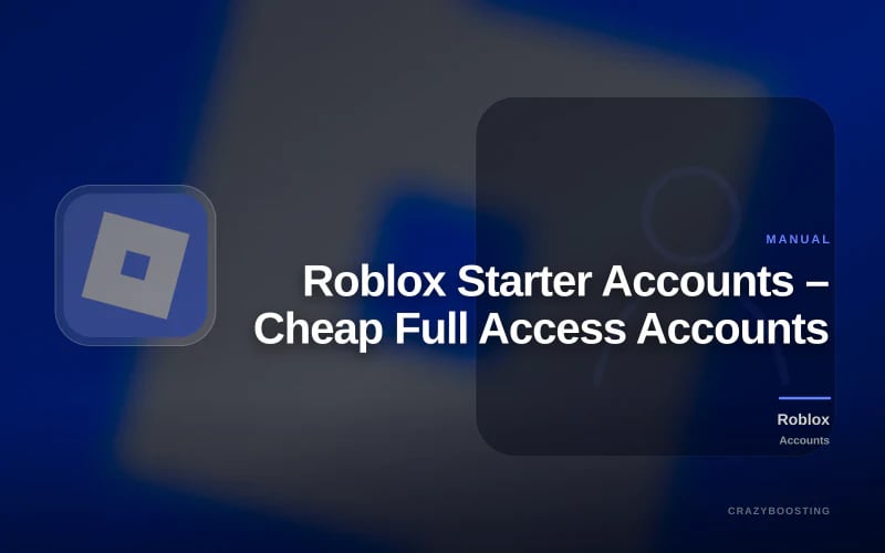 Roblox Starter Accounts – Cheap Full Access Accounts