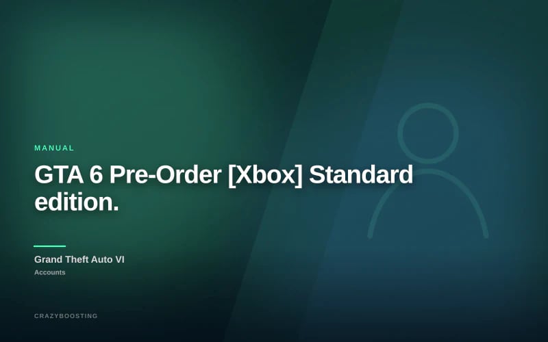 GTA 6 Pre-Order [Xbox] Standard edition.