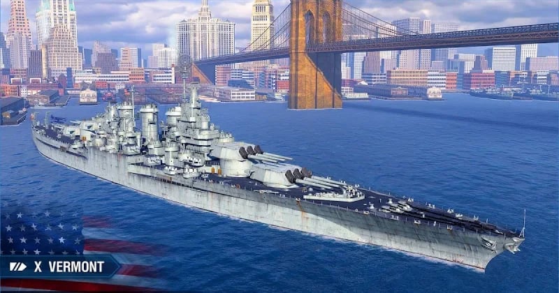 World of Warships EU Account - Vermont X, Minnesota IX, Boise VII and Dunkerque VI