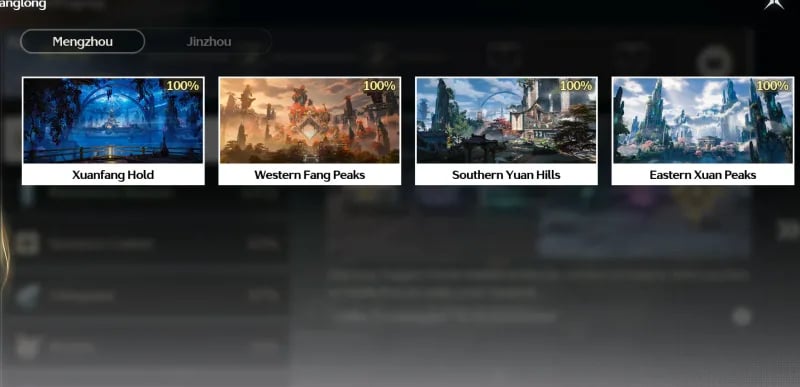 The new maps (4maps) in version 3.5 have a 100% exploration rate, including pre-requisite tasks