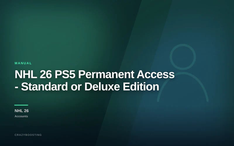 NHL 26 PS5 Permanent Access - Standard or Deluxe Edition