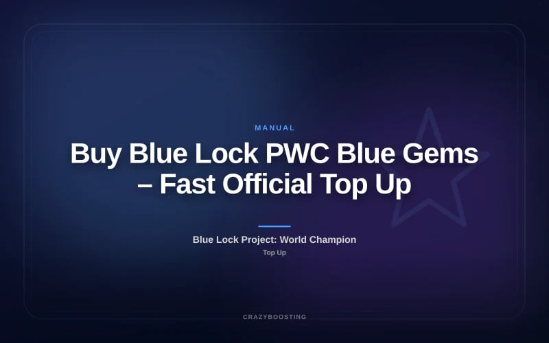 Buy Blue Lock PWC Blue Gems – Fast Official Top Up