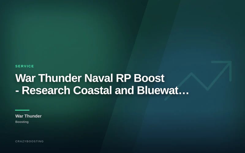 War Thunder Naval RP Boost - Research Coastal and Bluewater Fleets