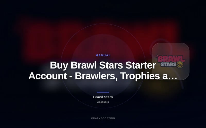Buy Brawl Stars Starter Account - Brawlers, Trophies and Full Access