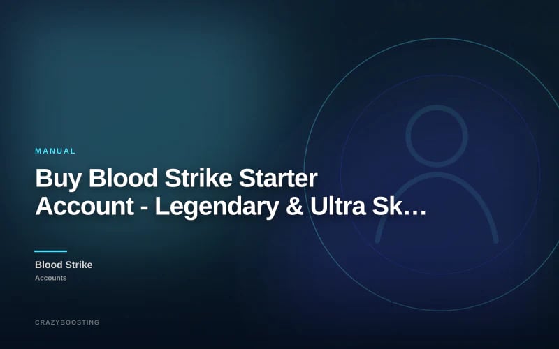 Buy Blood Strike Starter Account - Legendary & Ultra Skins, Any Region