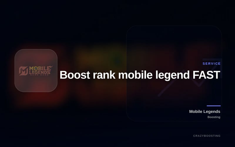 Boost rank mobile legend FAST
