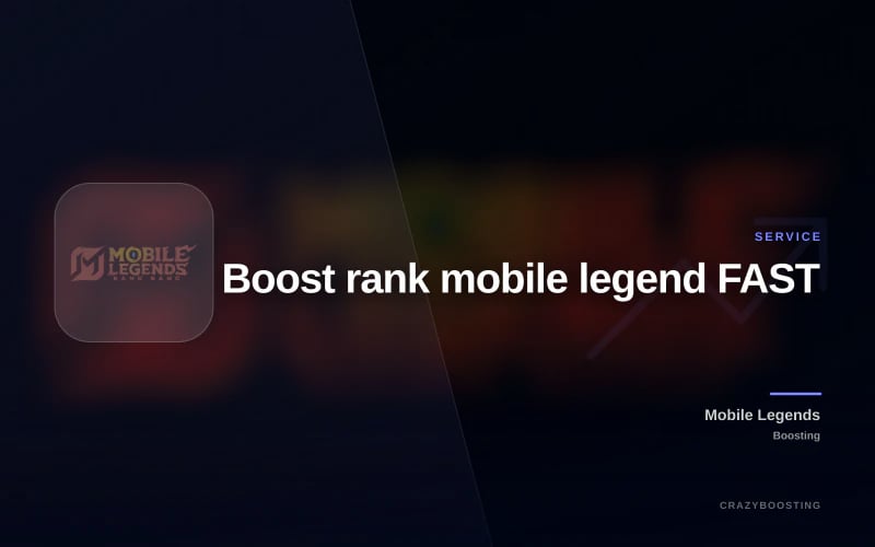 Boost rank mobile legend FAST