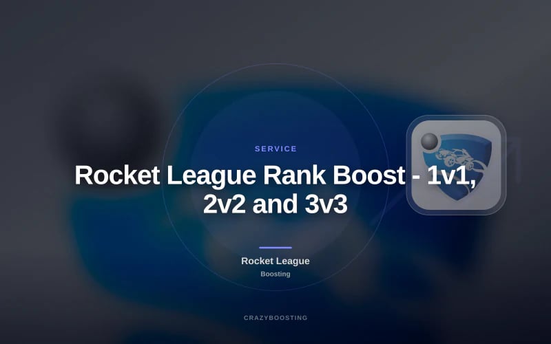 Rocket League Rank Boost - 1v1, 2v2 and 3v3