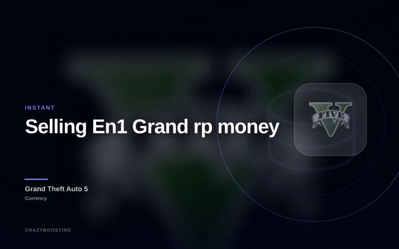 Selling En1 Grand rp money