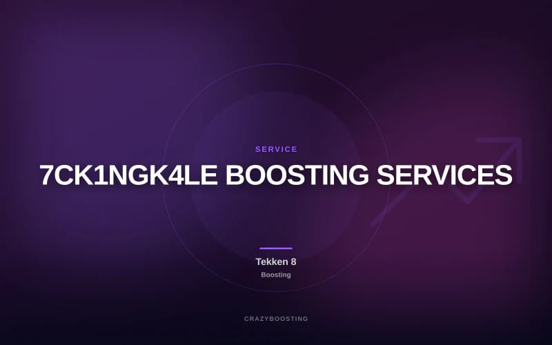 7CK1NGK4LE BOOSTING SERVICES