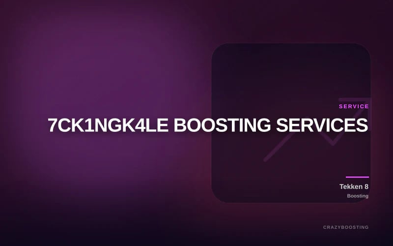 7CK1NGK4LE BOOSTING SERVICES