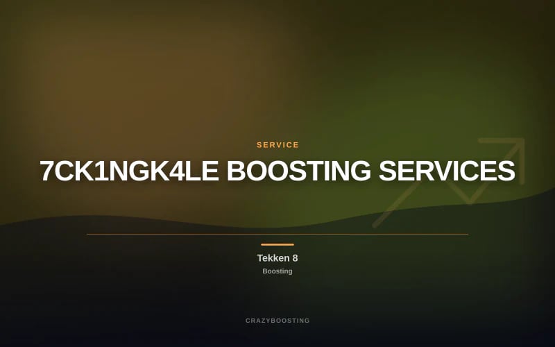 7CK1NGK4LE BOOSTING SERVICES