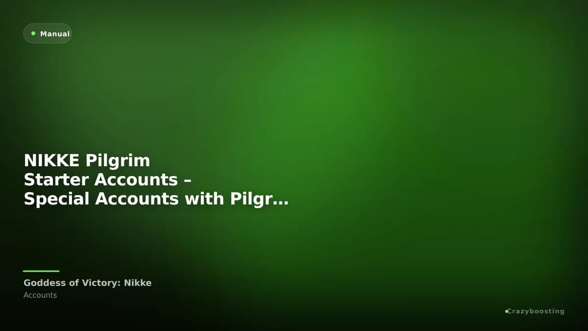 NIKKE Pilgrim Starter Accounts – Special Accounts with Pilgrim SSR Units