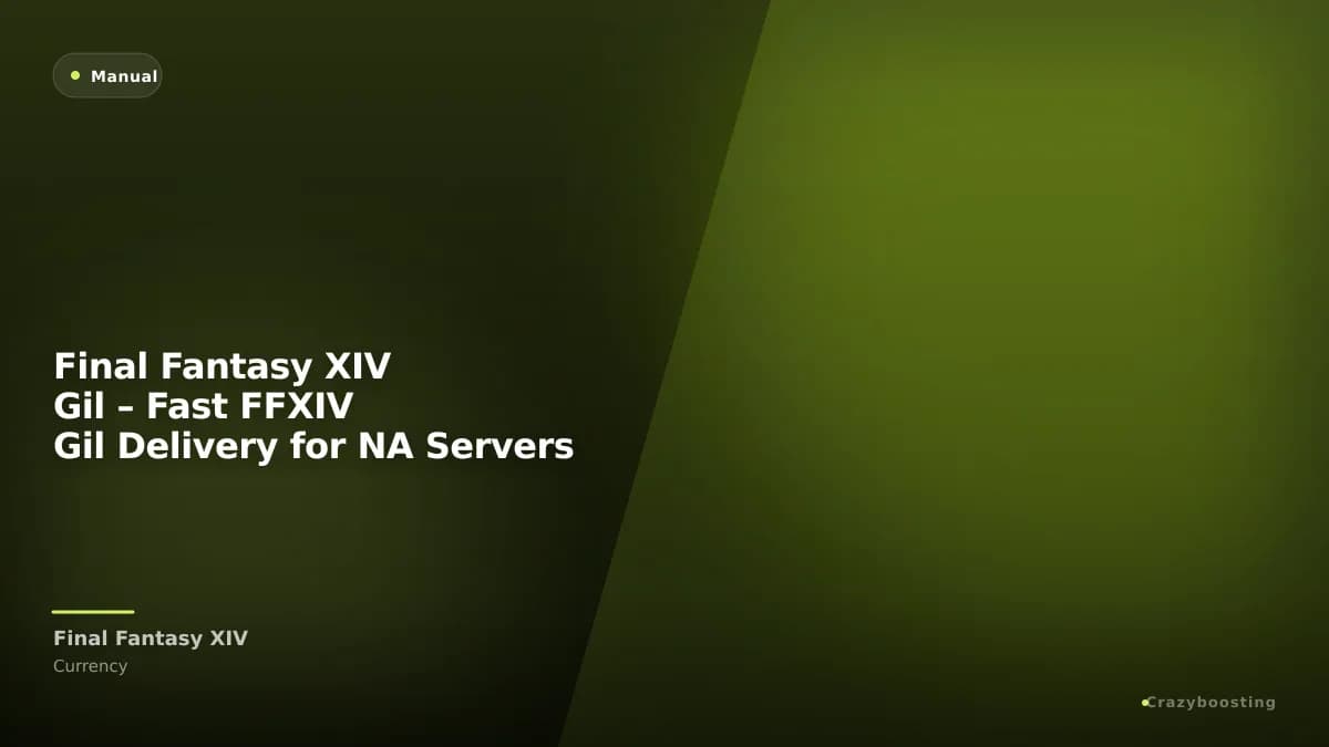 Final Fantasy XIV Gil – Fast FFXIV Gil Delivery for NA Servers