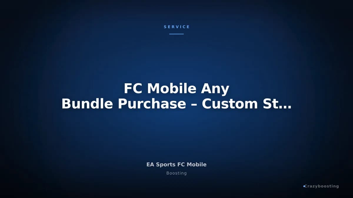 FC Mobile Any Bundle Purchase – Custom Store Offer Service