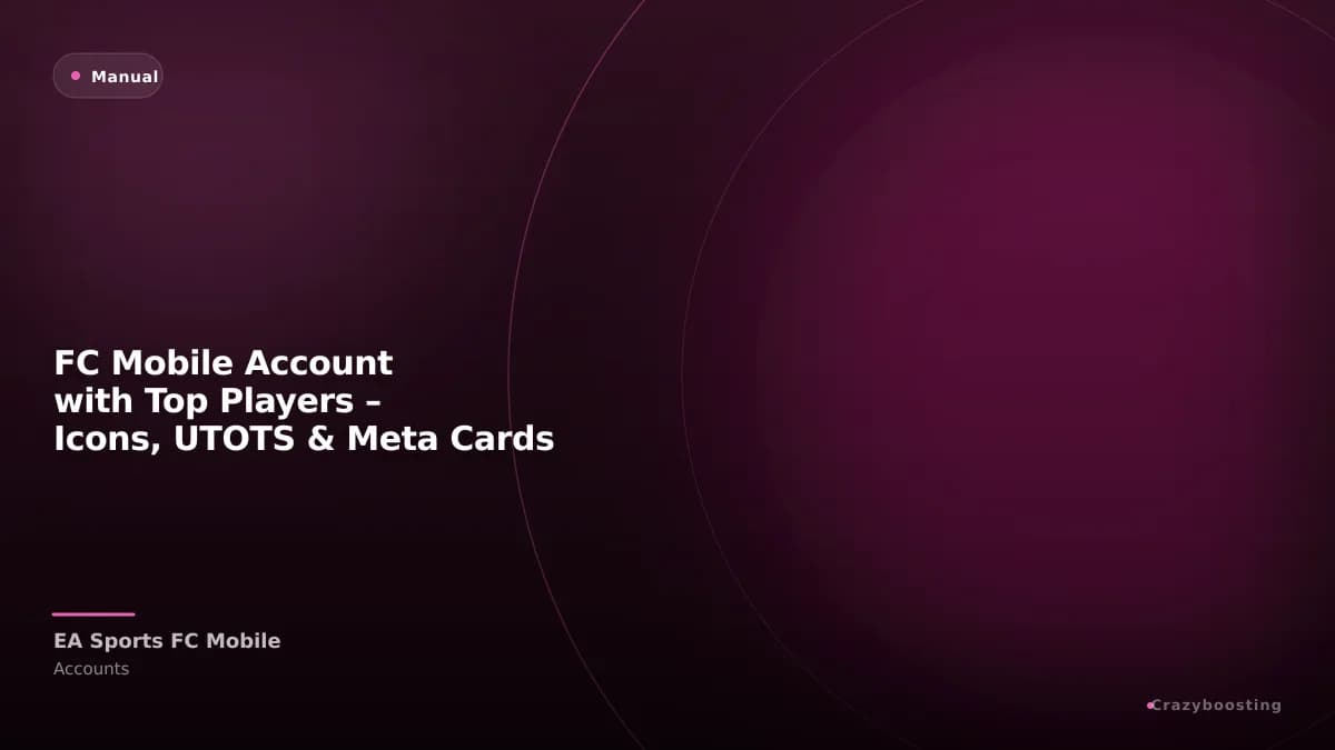 FC Mobile Account with Top Players – Icons, UTOTS & Meta Cards