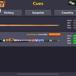 8 Ball Pool Account — 💰 100,000,000 Coins + Cage Match Cue (Max Level) + Level 20+