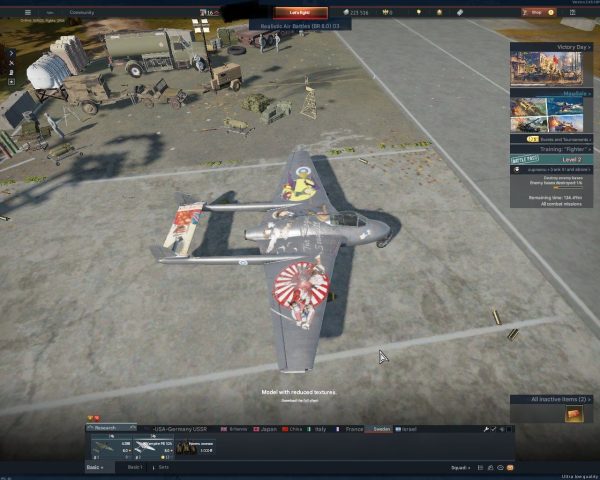 War Thunder Account – Sweden Aviation Fully Researched to Rank VI Instant Delivery