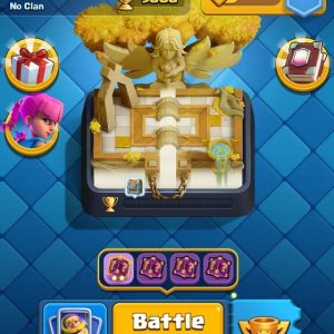 Clash Royale Account for Sale – Arena 23 | Level 57 | 9000 Trophies | 19 Legendary Cards | 3 Evolutions | No Name Change